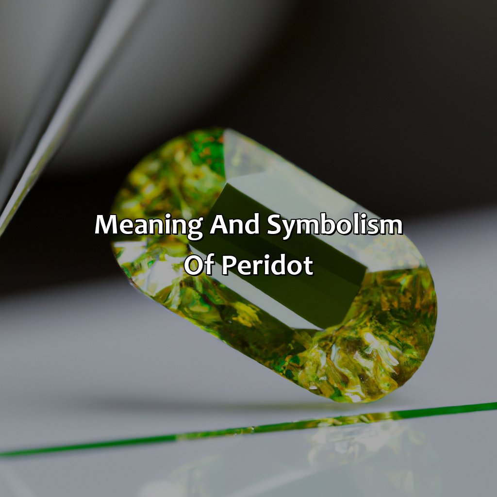 Meaning And Symbolism Of Peridot  - What Color Is August Birthstone, 