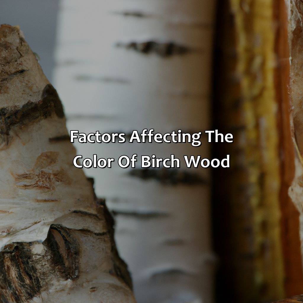 Factors Affecting The Color Of Birch Wood  - What Color Is Birch Wood, 