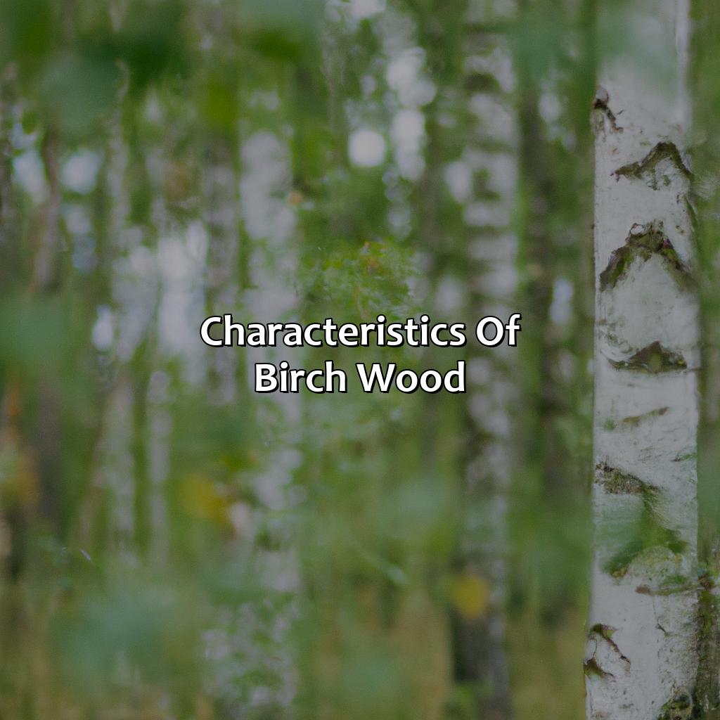 Characteristics Of Birch Wood  - What Color Is Birch Wood, 