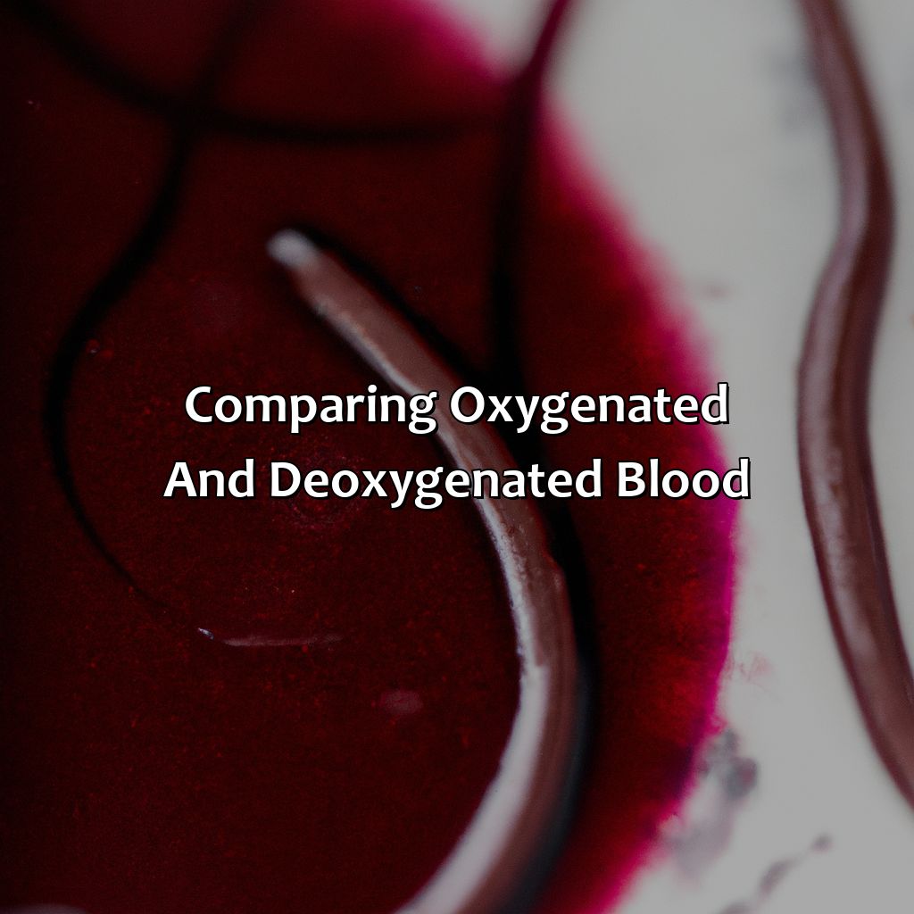 Comparing Oxygenated And Deoxygenated Blood - What Color Is Blood With No Oxygen, 