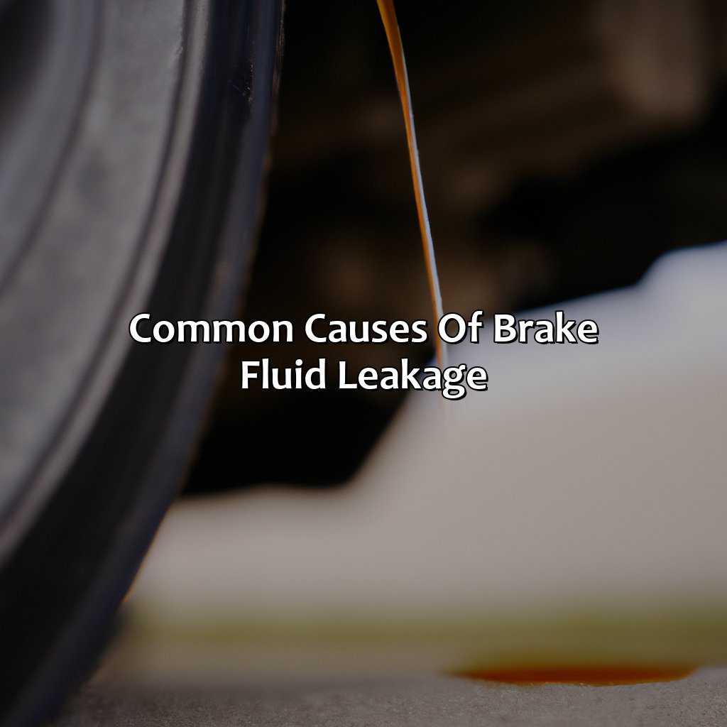 Common Causes Of Brake Fluid Leakage  - What Color Is Brake Fluid When It Leaks, 
