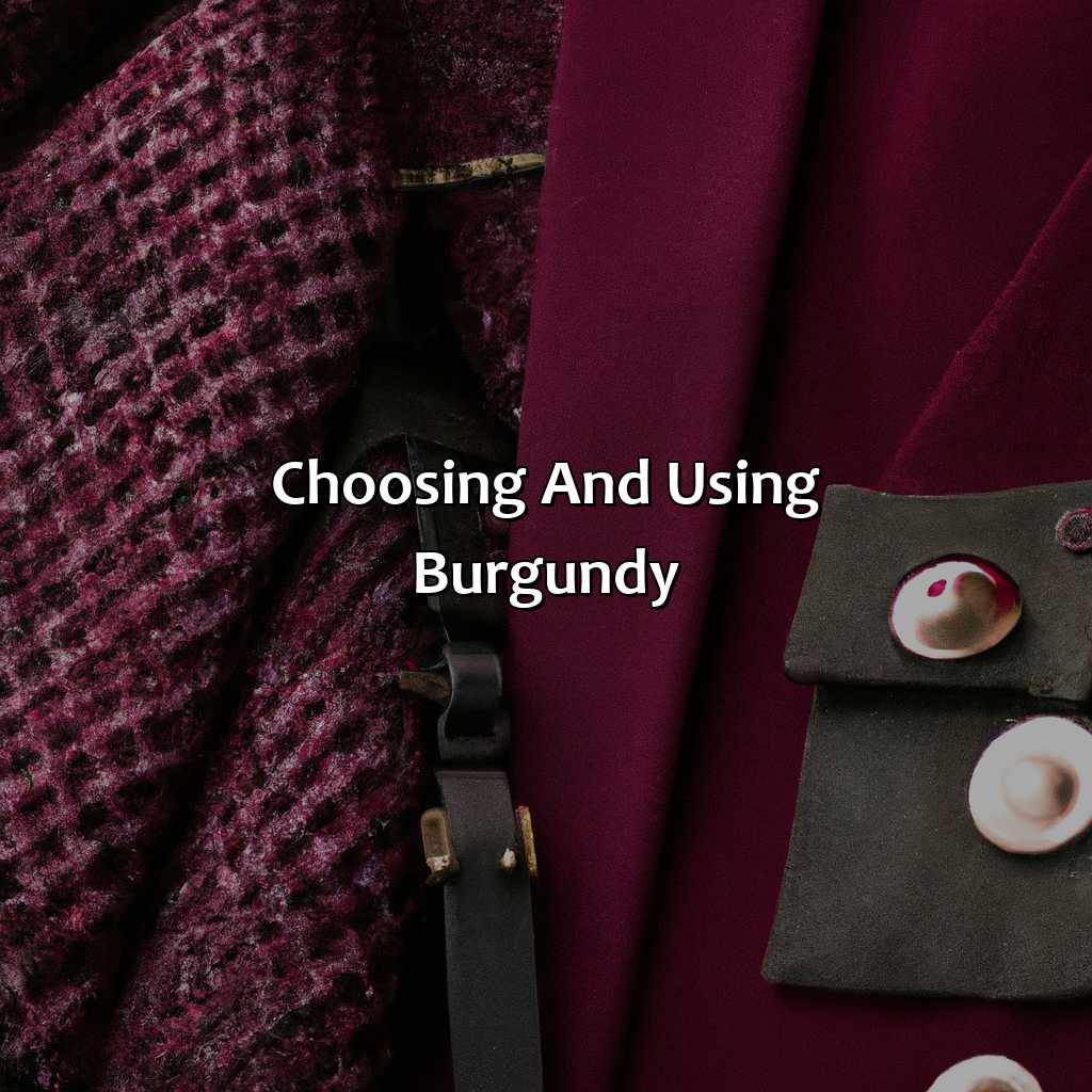 Choosing And Using Burgundy  - What Color Is Burgundy, 