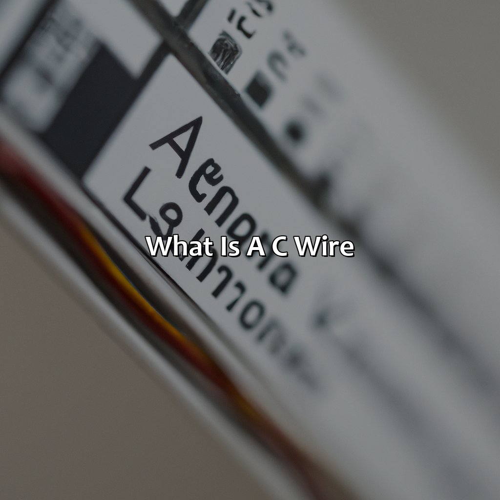 What Is A C Wire?  - What Color Is C Wire, 