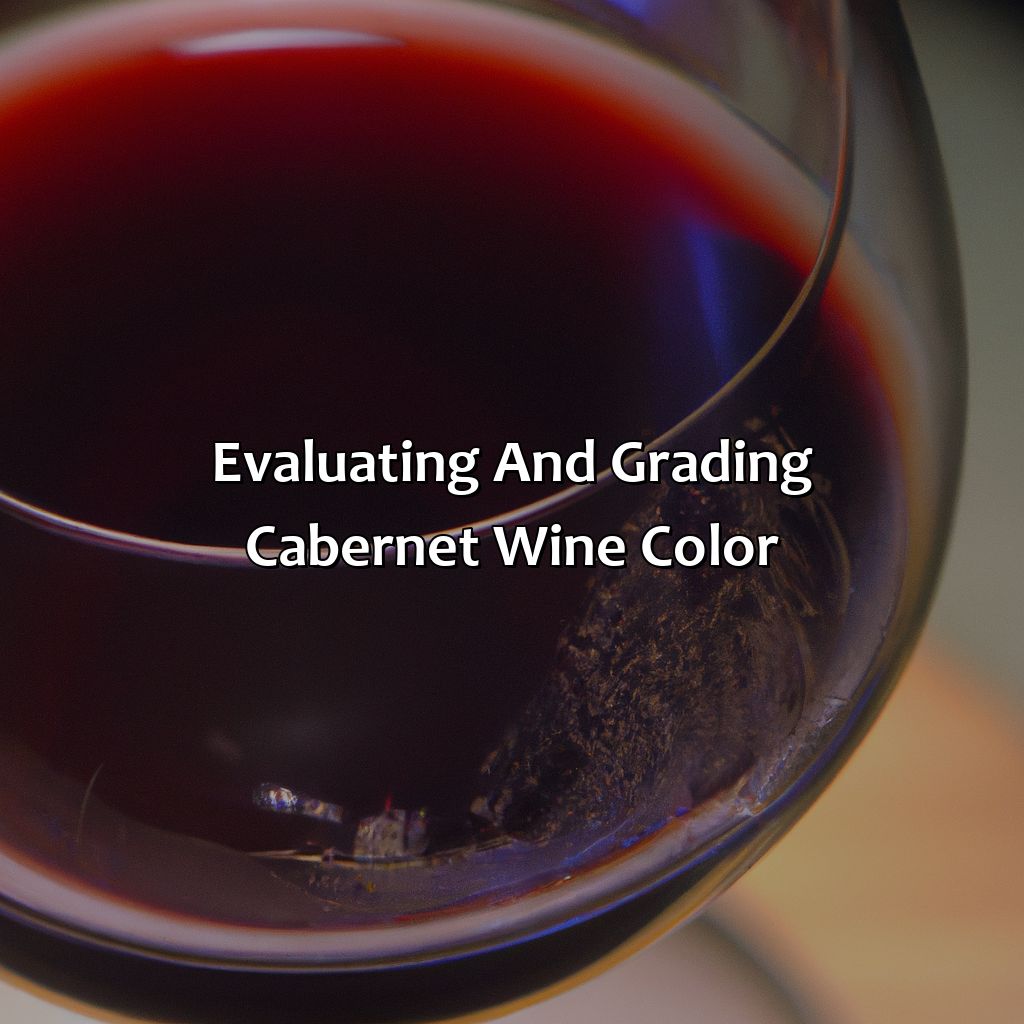 Evaluating And Grading Cabernet Wine Color  - What Color Is Cabernet, 