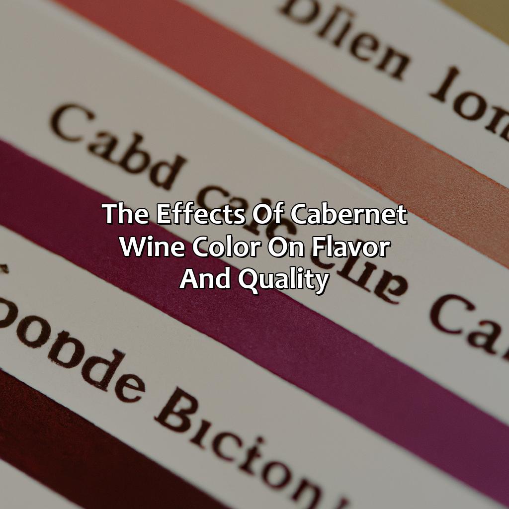 The Effects Of Cabernet Wine Color On Flavor And Quality  - What Color Is Cabernet, 