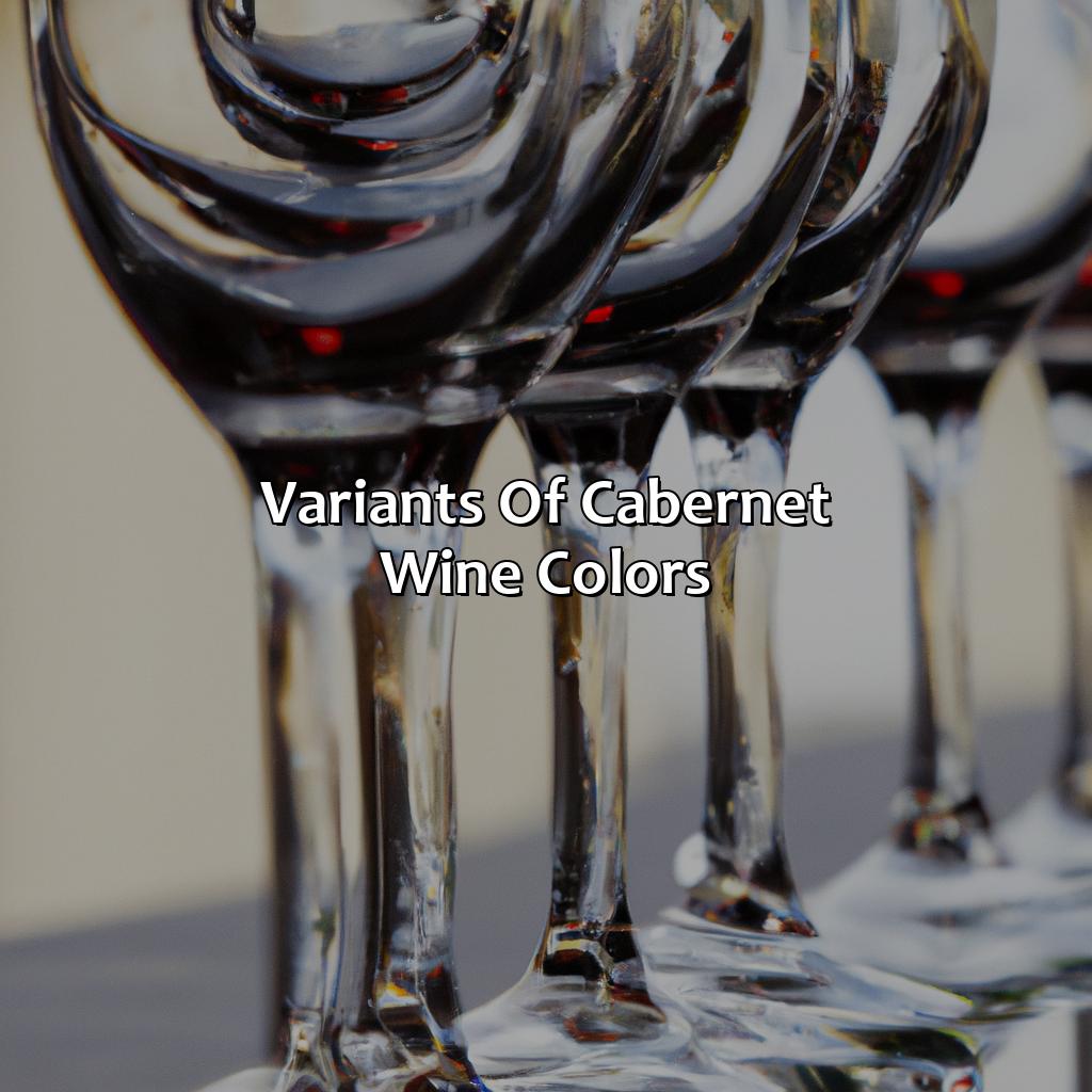 Variants Of Cabernet Wine Colors  - What Color Is Cabernet, 