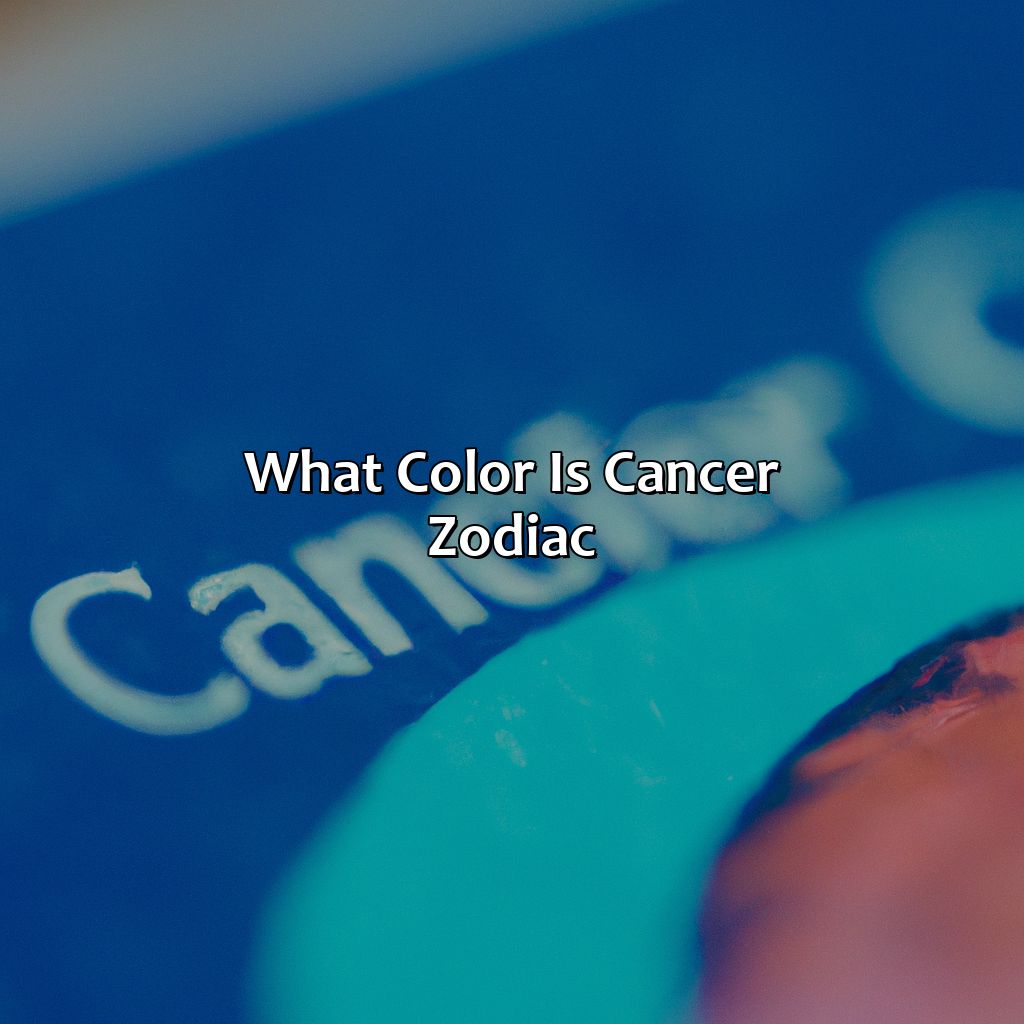 What Color Is Cancer Zodiac 59JI 