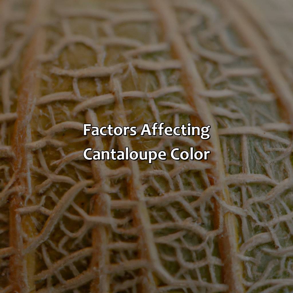 Factors Affecting Cantaloupe Color  - What Color Is Cantaloupe, 