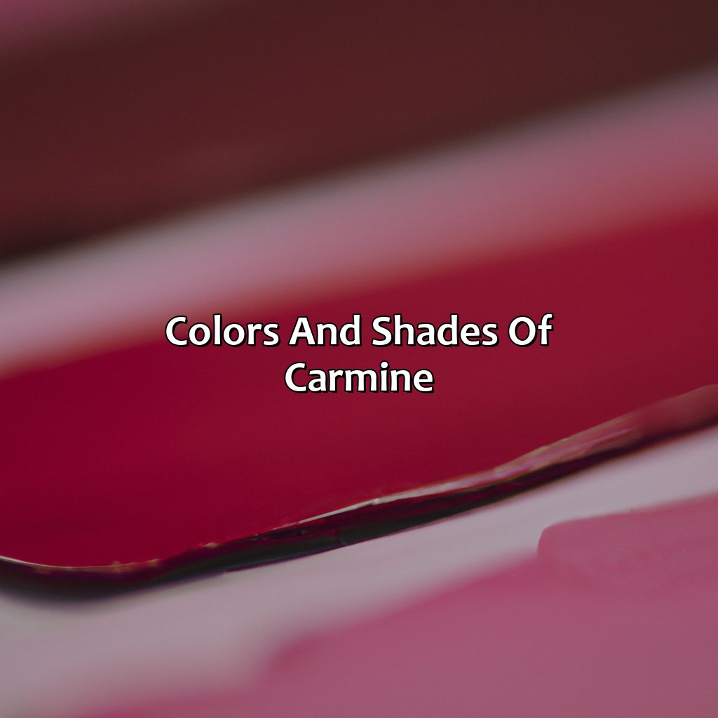 Colors And Shades Of Carmine  - What Color Is Carmine, 