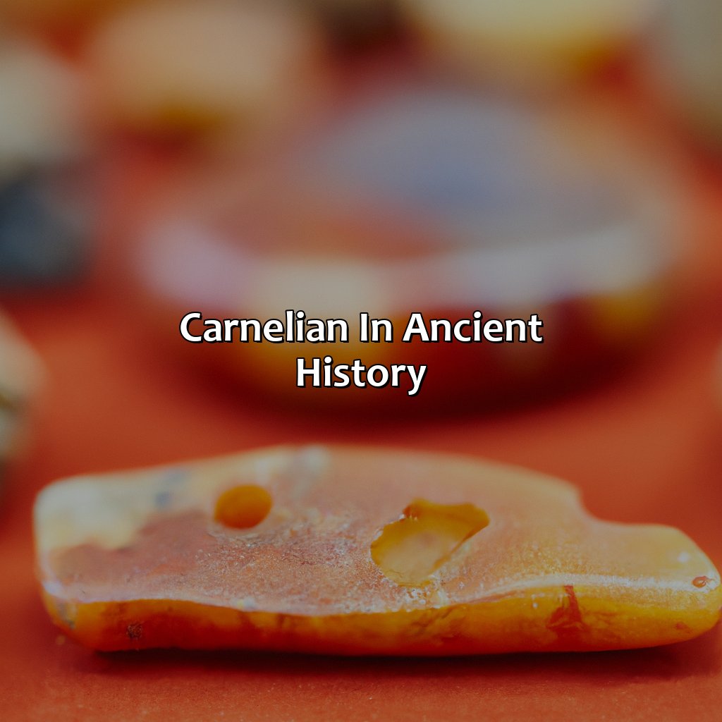Carnelian In Ancient History  - What Color Is Carnelian, 