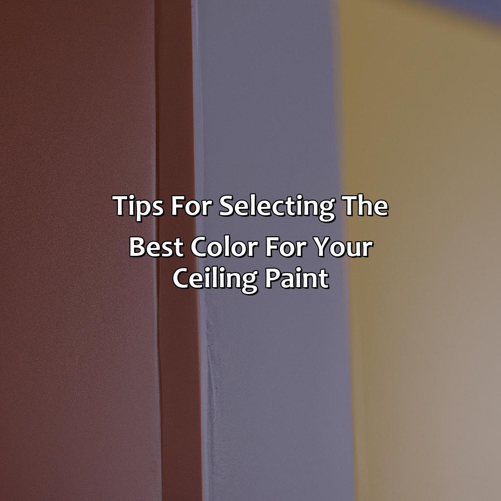 Tips For Selecting The Best Color For Your Ceiling Paint  - What Color Is Ceiling Paint, 