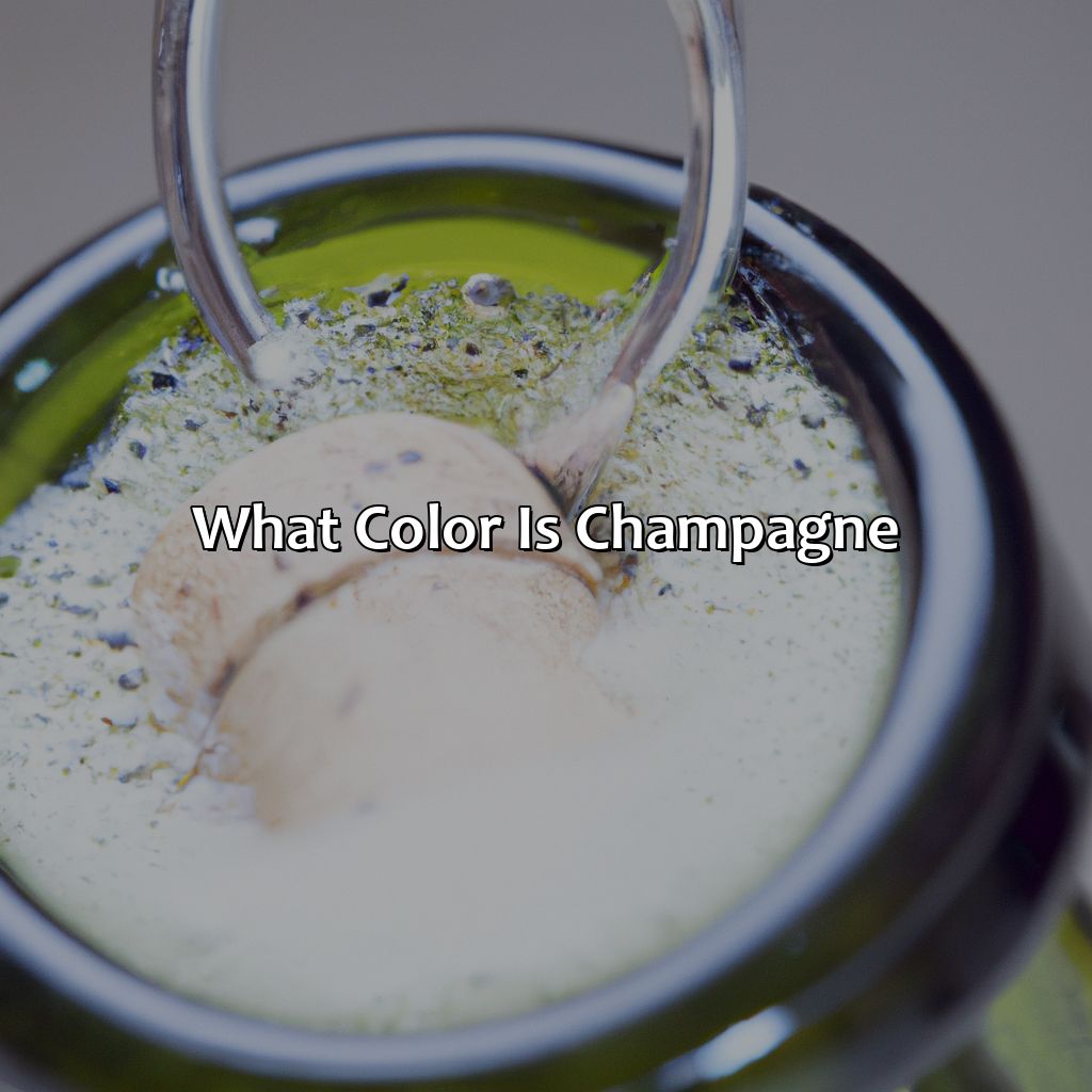 What Color Is Champagne?  - What Color Is Champagne, 