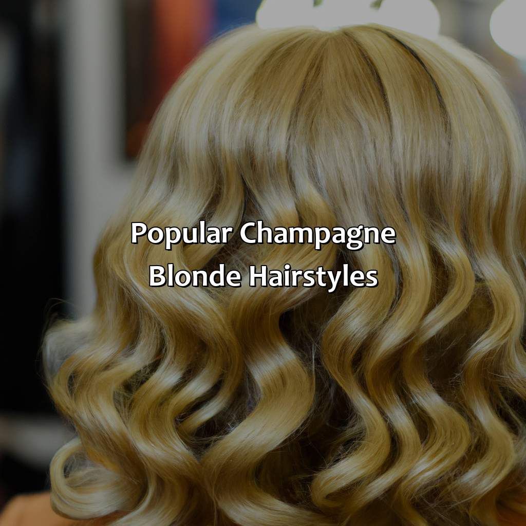 Popular Champagne Blonde Hairstyles  - What Color Is Champagne Blonde, 