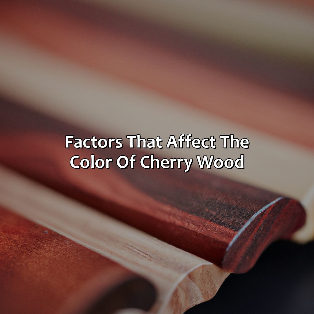 Factors That Affect The Color Of Cherry Wood  - What Color Is Cherry Wood, 