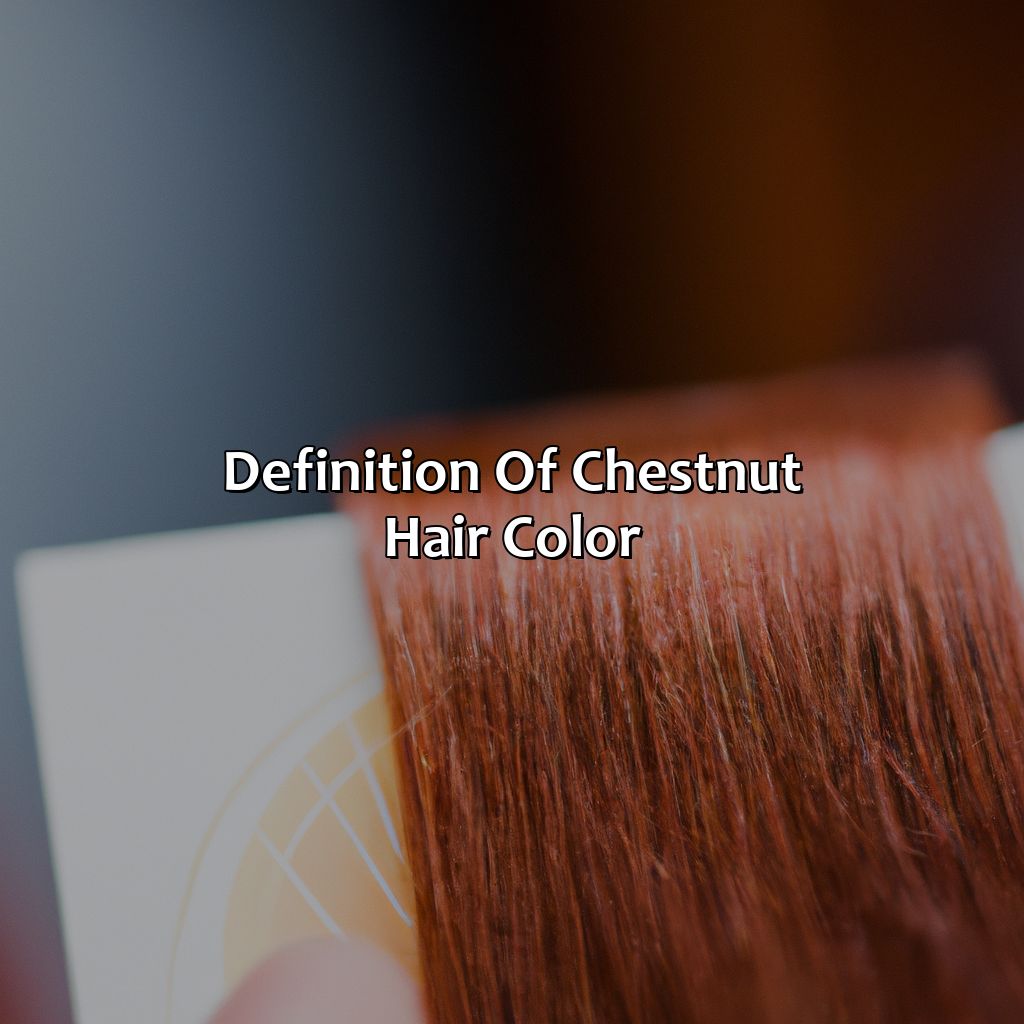 Definition Of Chestnut Hair Color  - What Color Is Chestnut Hair, 