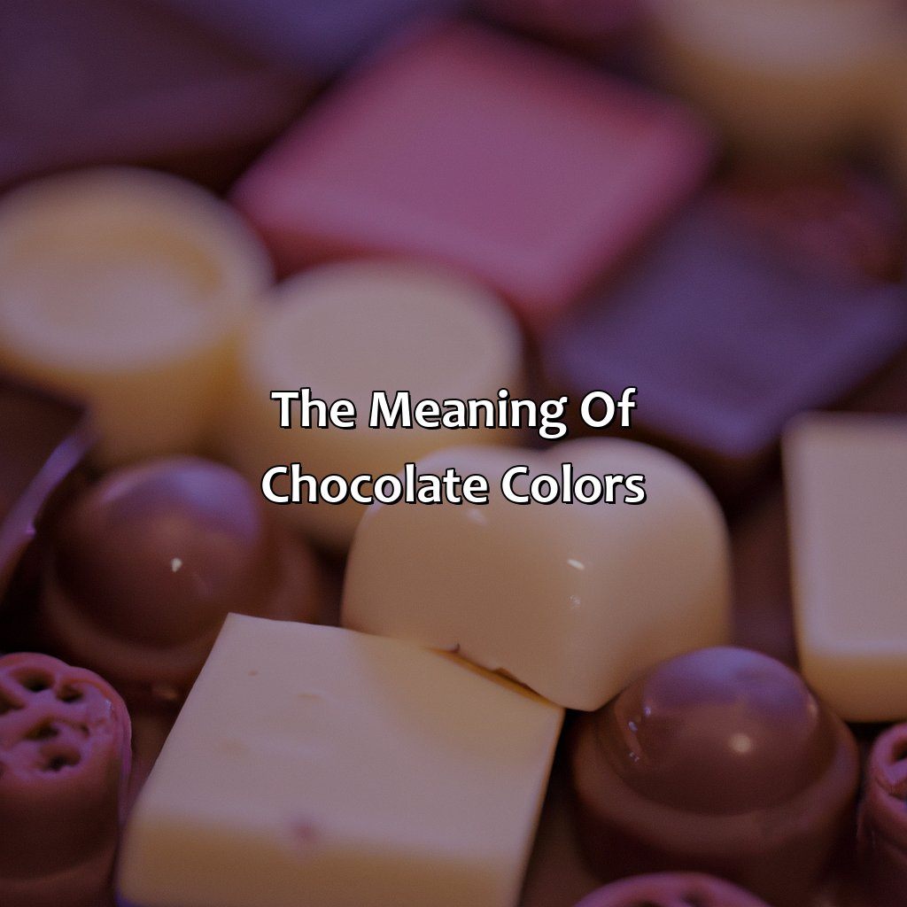 The Meaning Of Chocolate Colors  - What Color Is Chocolate, 