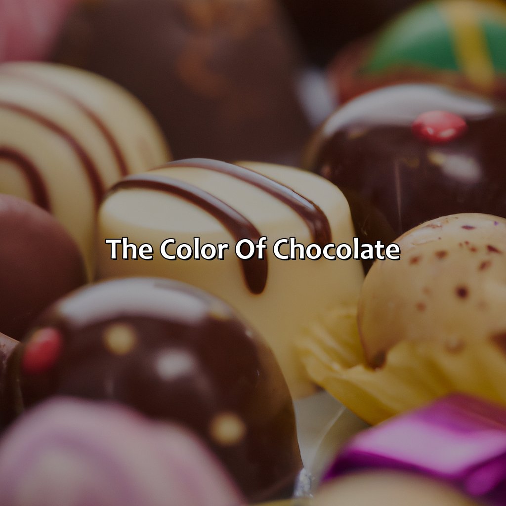 The Color Of Chocolate  - What Color Is Chocolate, 