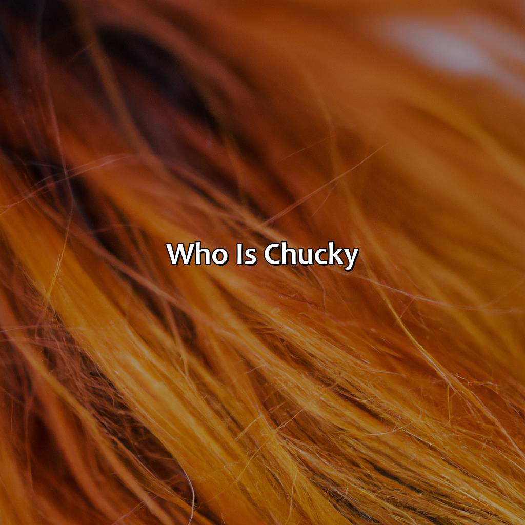 Who Is Chucky  - What Color Is Chucky