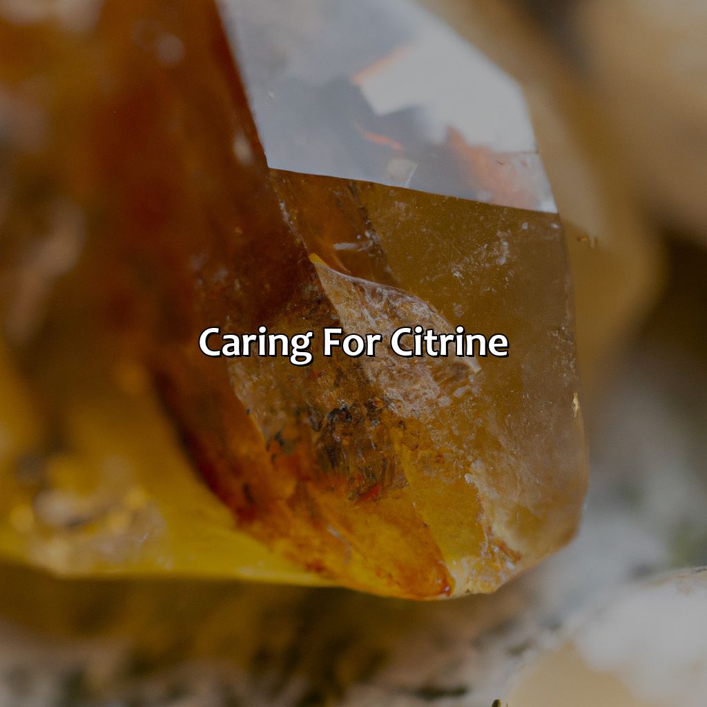 Caring For Citrine  - What Color Is Citrine, 