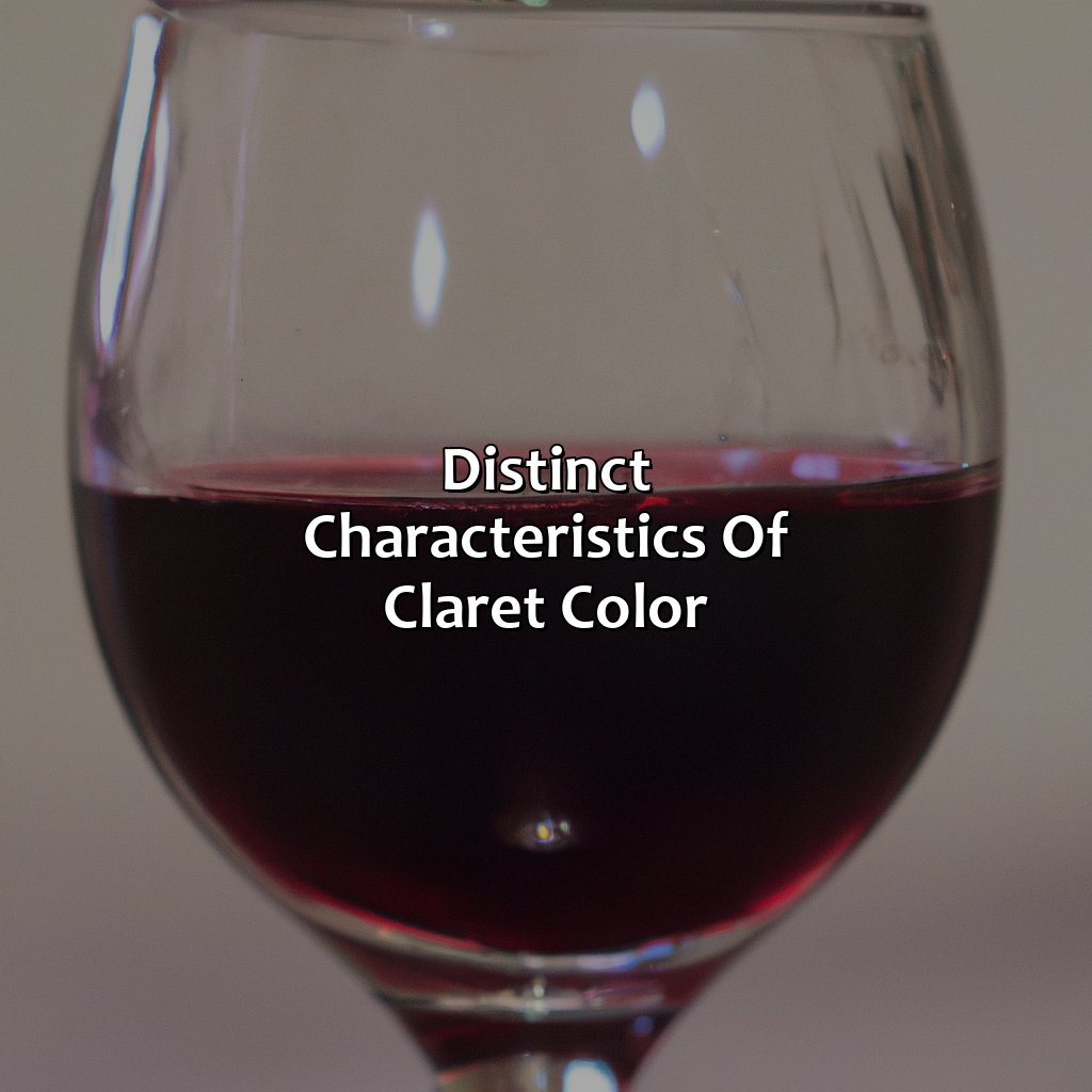 Distinct Characteristics Of Claret Color  - What Color Is Claret, 