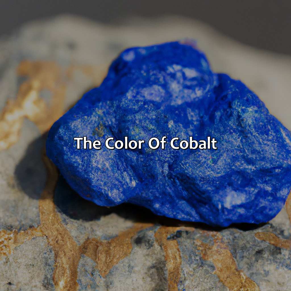 The Color Of Cobalt  - What Color Is Cobalt, 