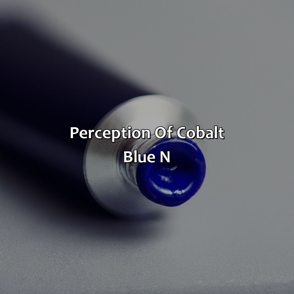 Perception Of Cobalt Blue \N - What Color Is Cobalt Blue, 