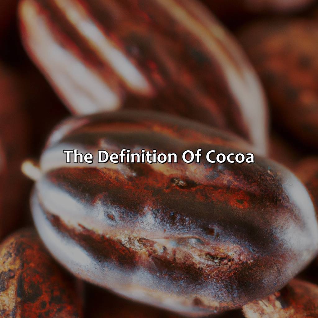 The Definition Of Cocoa  - What Color Is Cocoa, 
