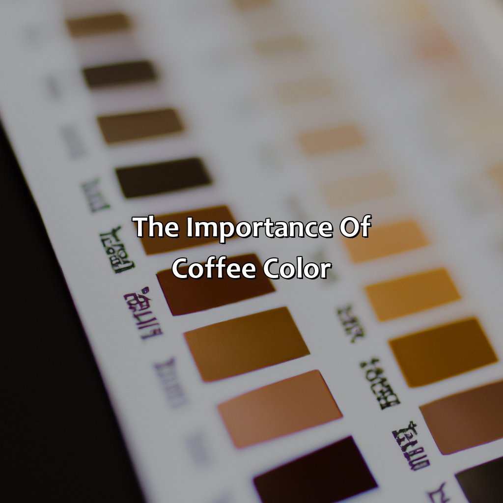 The Importance Of Coffee Color  - What Color Is Coffee, 
