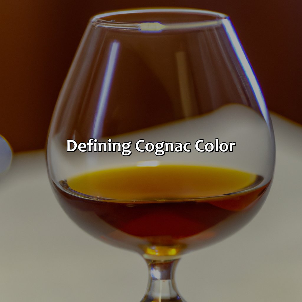 Defining Cognac Color  - What Color Is Cognac, 