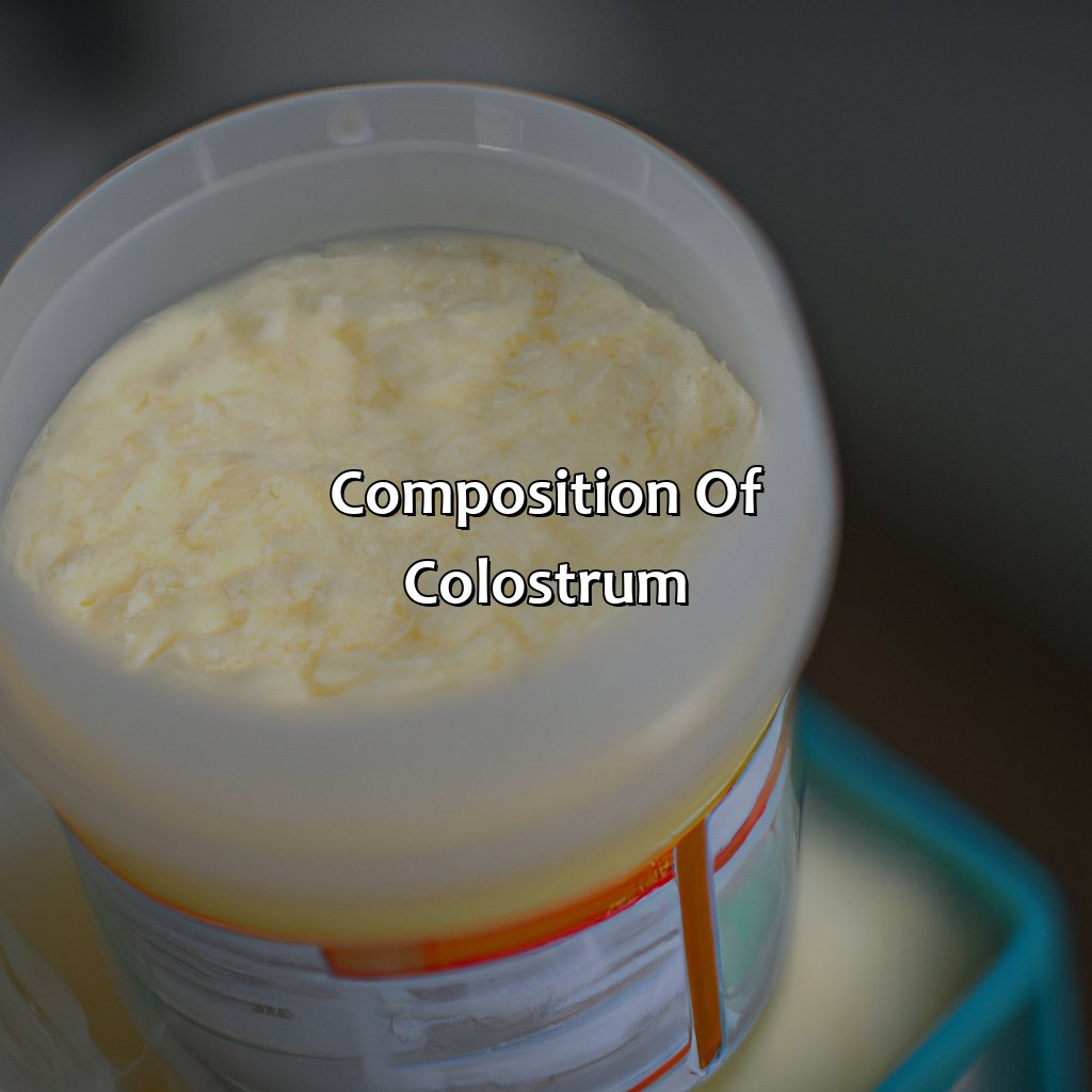 Composition Of Colostrum  - What Color Is Colostrum, 