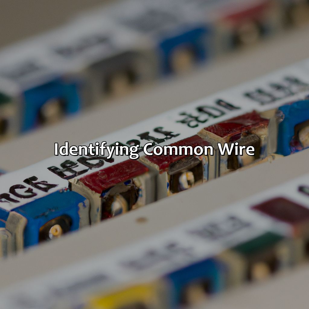 Identifying Common Wire  - What Color Is Common Wire, 