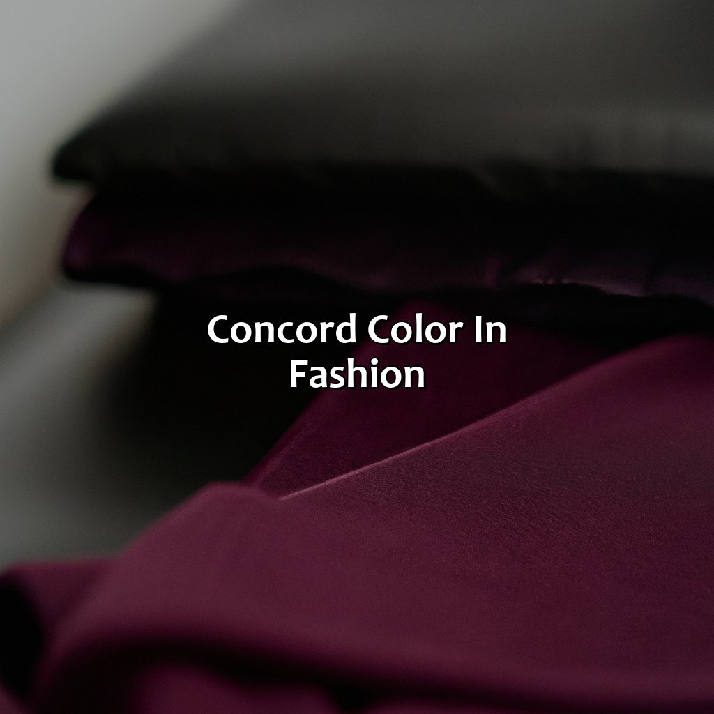 Concord Color In Fashion  - What Color Is Concord, 