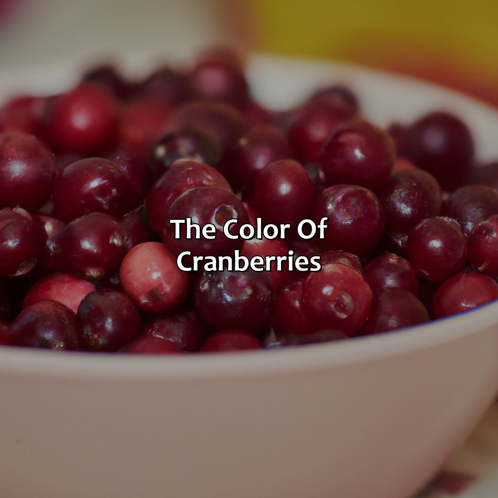 The Color Of Cranberries  - What Color Is Cranberry, 