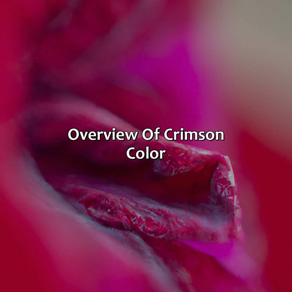 Overview Of Crimson Color  - What Color Is Crimson, 