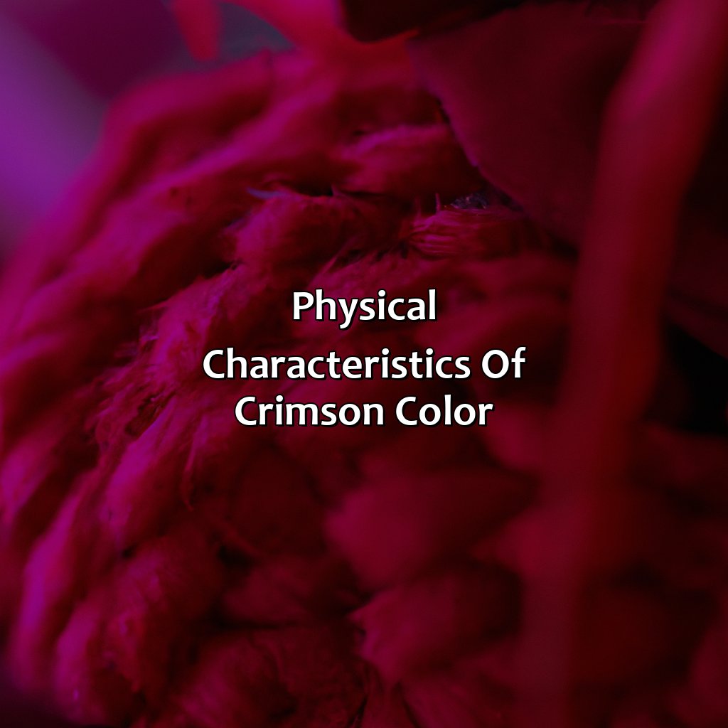 Physical Characteristics Of Crimson Color  - What Color Is Crimson, 