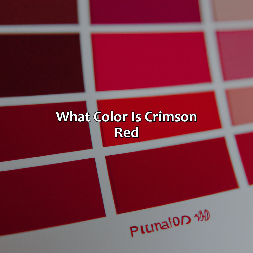 What Color Is Crimson Red - colorscombo.com