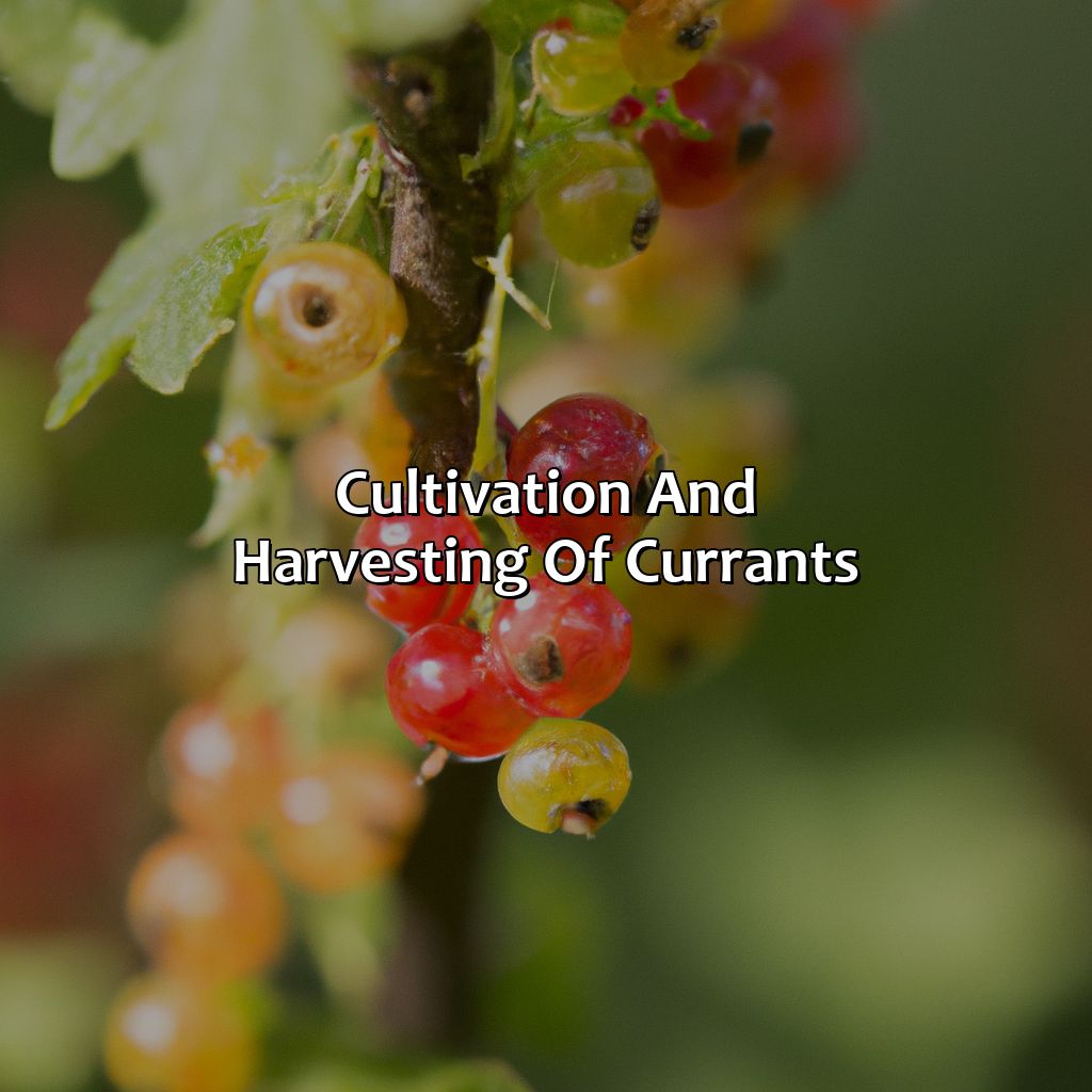 Cultivation And Harvesting Of Currants - What Color Is Currant, 