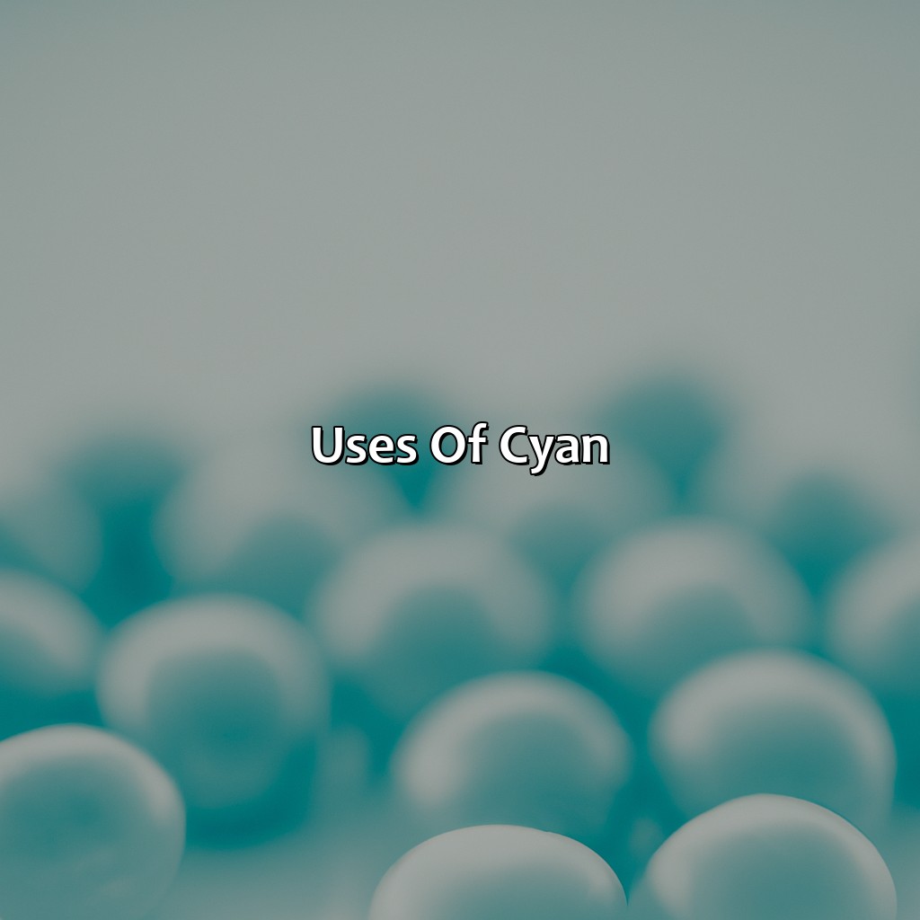 Uses Of Cyan  - What Color Is Cyan, 