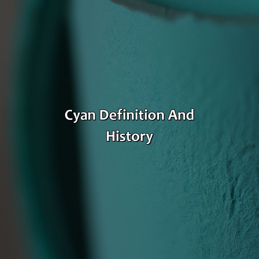 Cyan: Definition And History  - What Color Is Cyan?, 