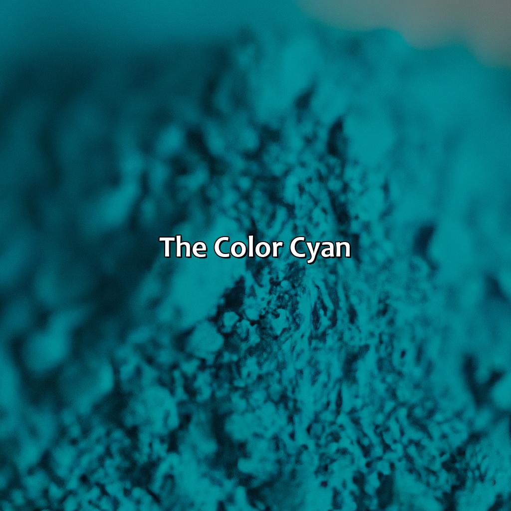 The Color Cyan  - What Color Is Cyan, 