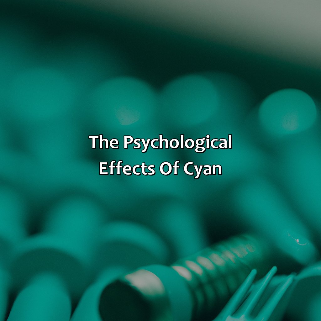 The Psychological Effects Of Cyan  - What Color Is Cyan?, 