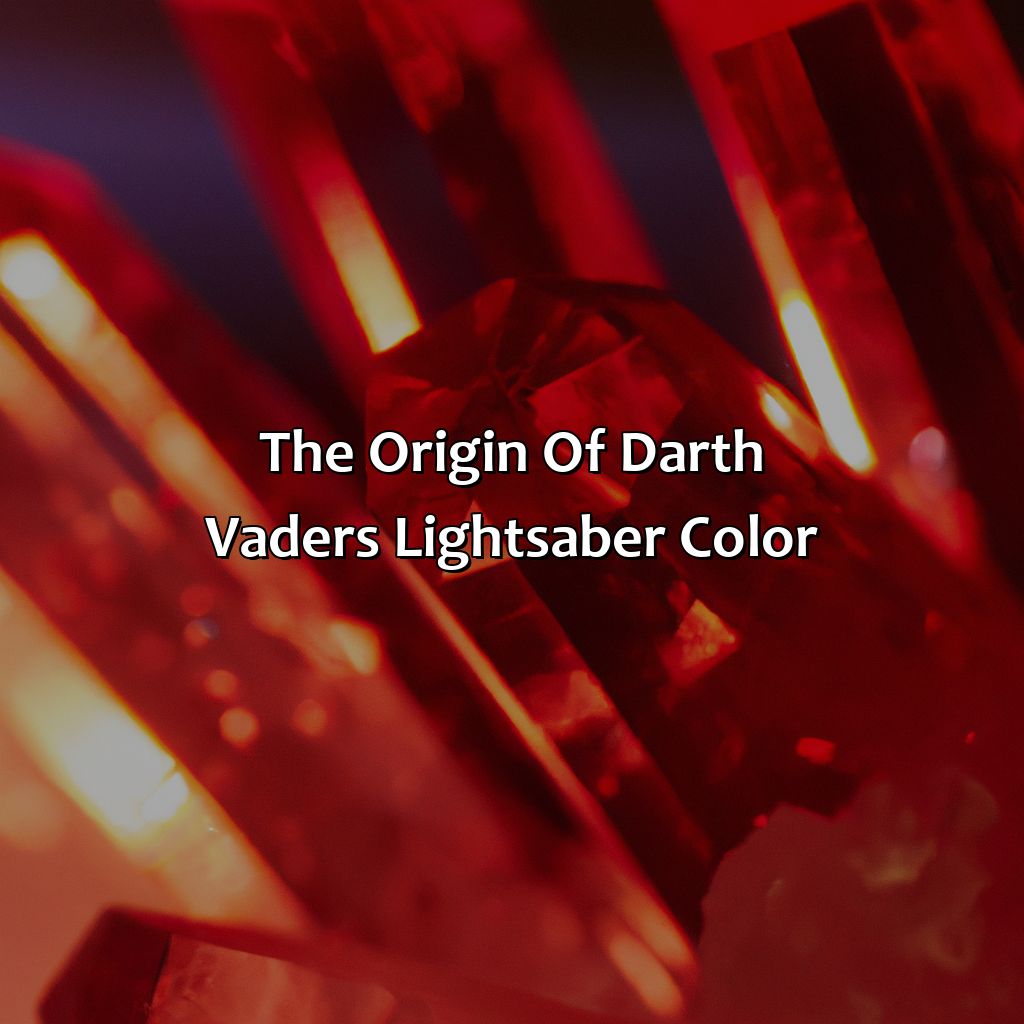 The Origin Of Darth Vader