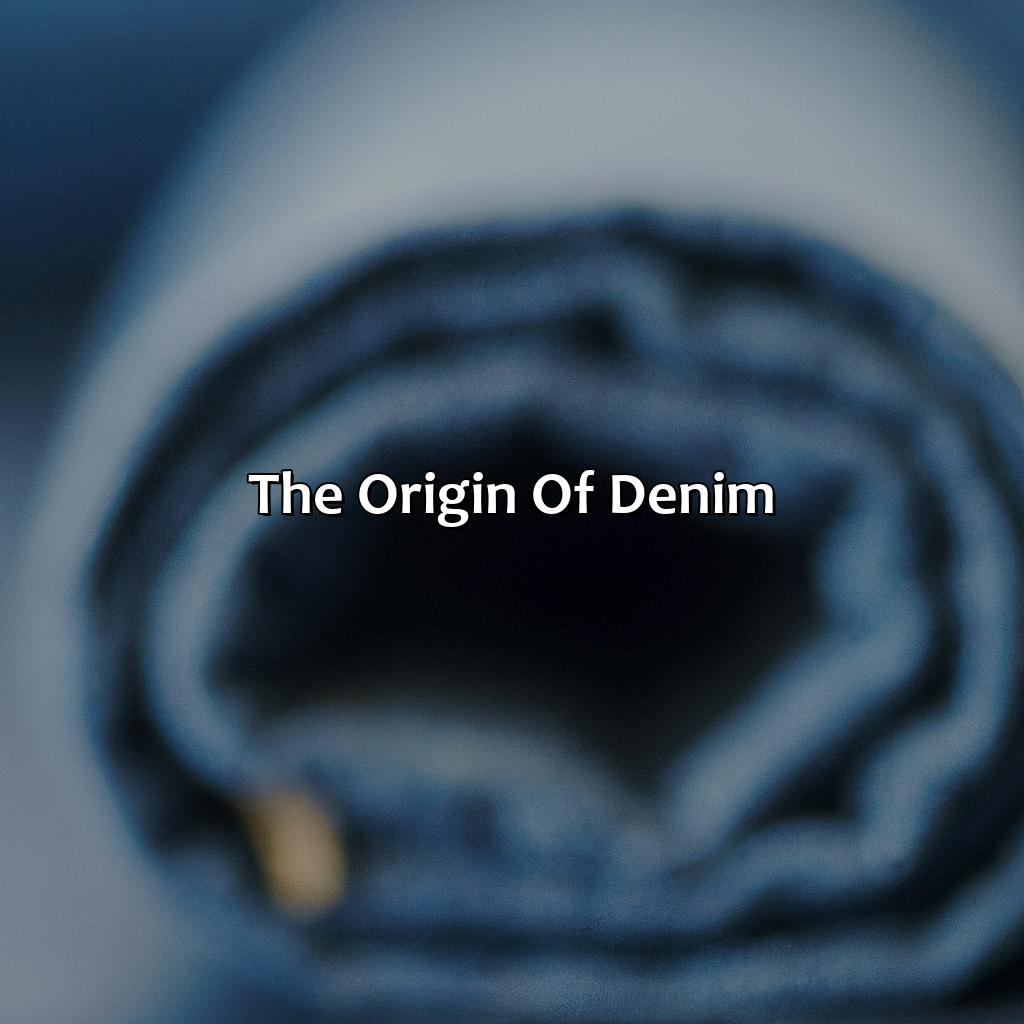 The Origin Of Denim  - What Color Is Denim, 