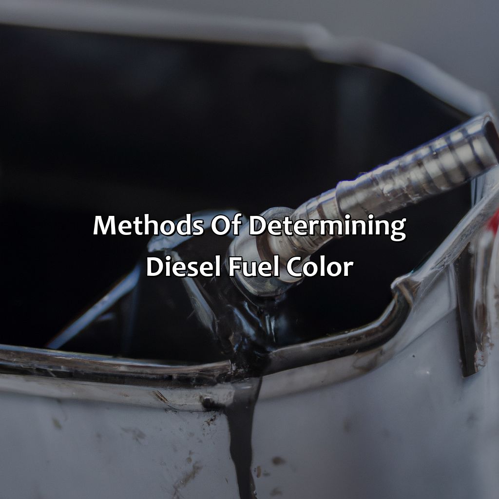 Methods Of Determining Diesel Fuel Color  - What Color Is Diesel Fuel, 