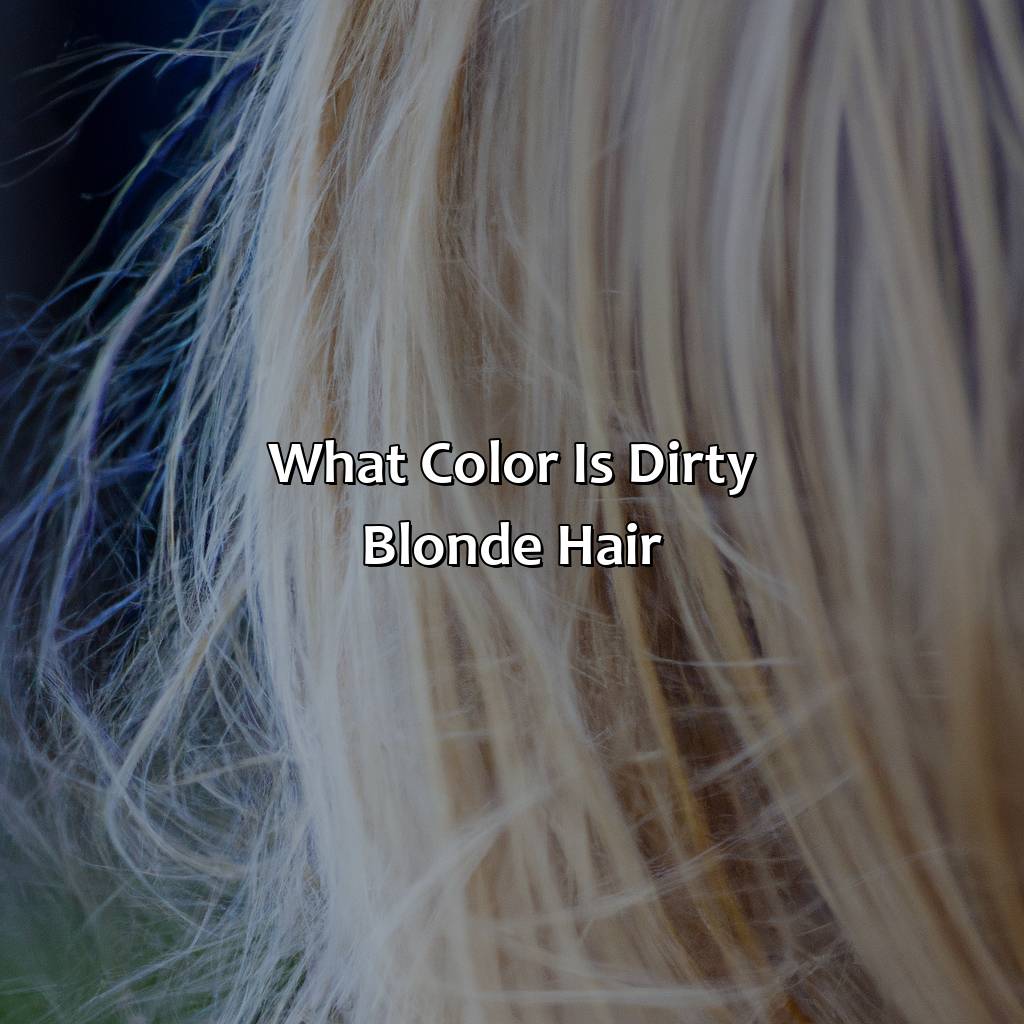 What Color Is Dirty Blonde Hair? - What Color Is Dirty Blonde Hair, 