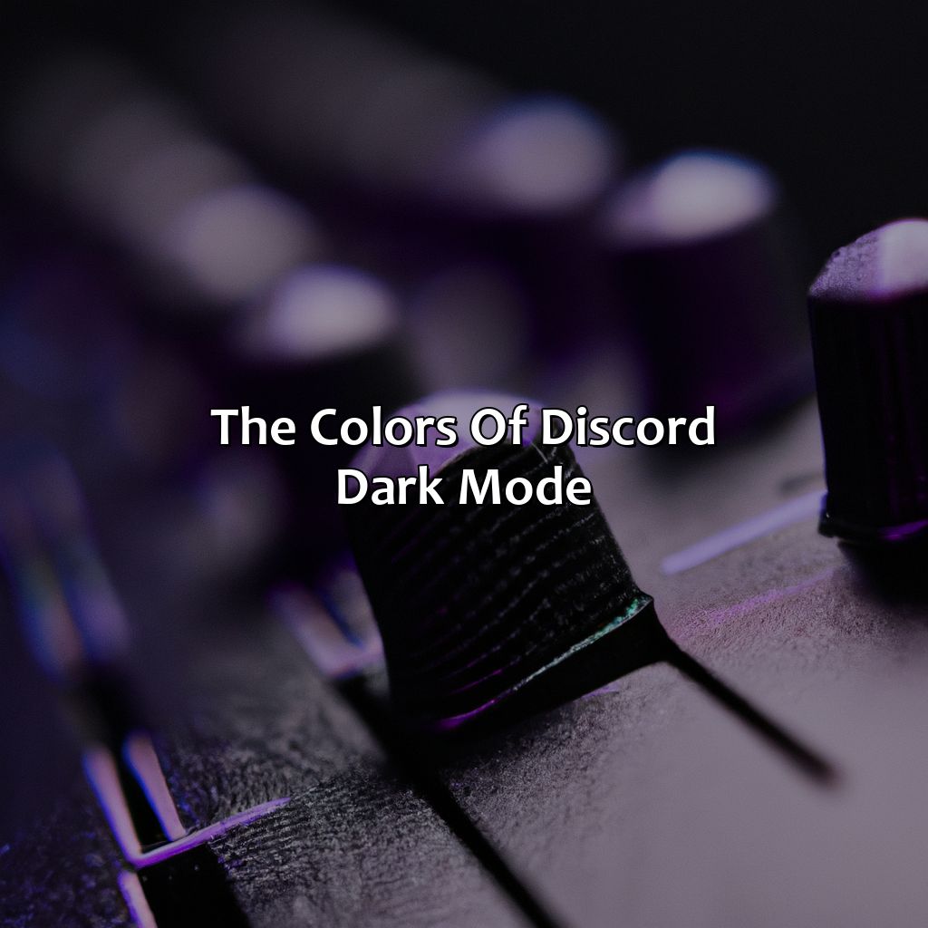 The Colors Of Discord Dark Mode  - What Color Is Discord Dark Mode, 