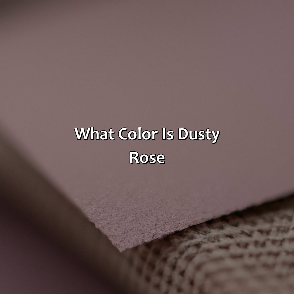 What Color Is Dusty Rose - colorscombo.com