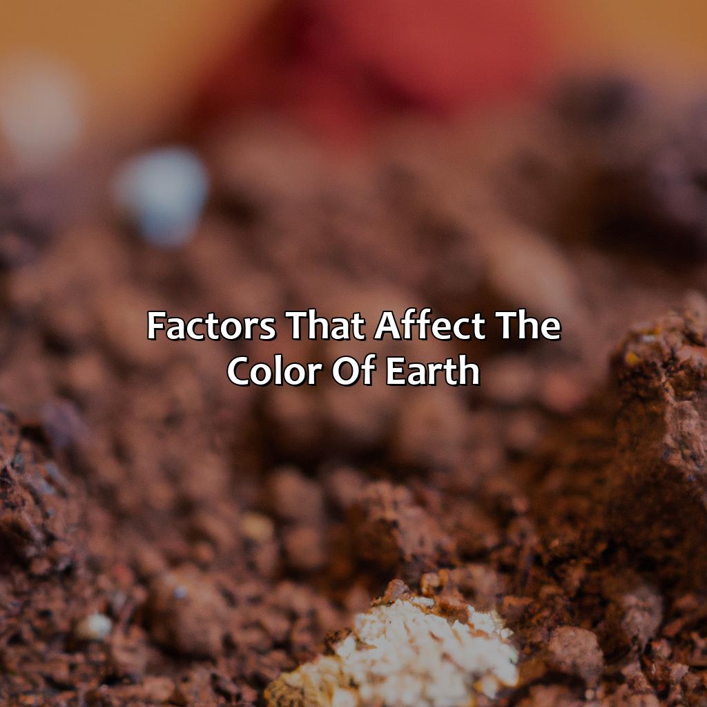 Factors That Affect The Color Of Earth  - What Color Is Earth, 