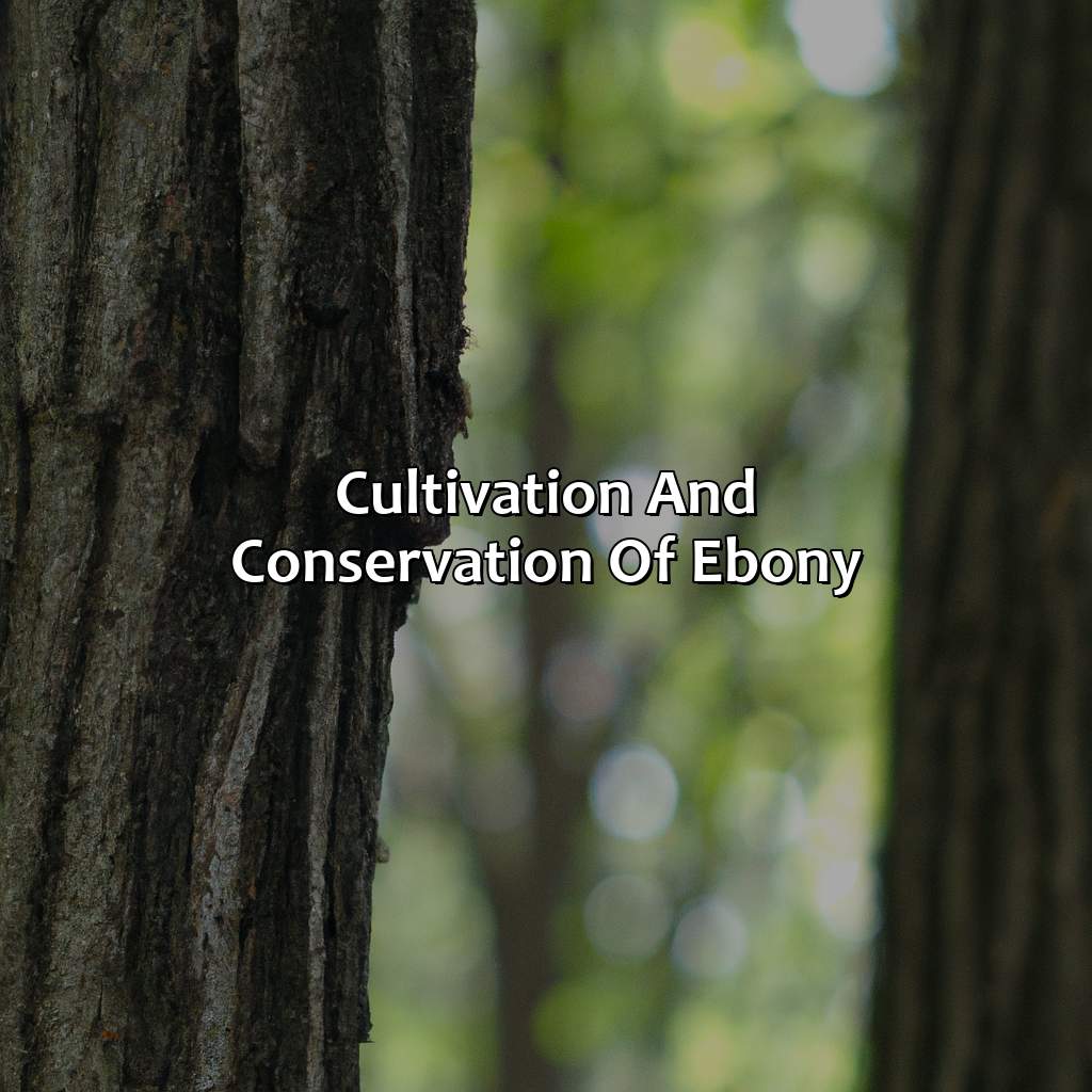 Cultivation And Conservation Of Ebony  - What Color Is Ebony, 