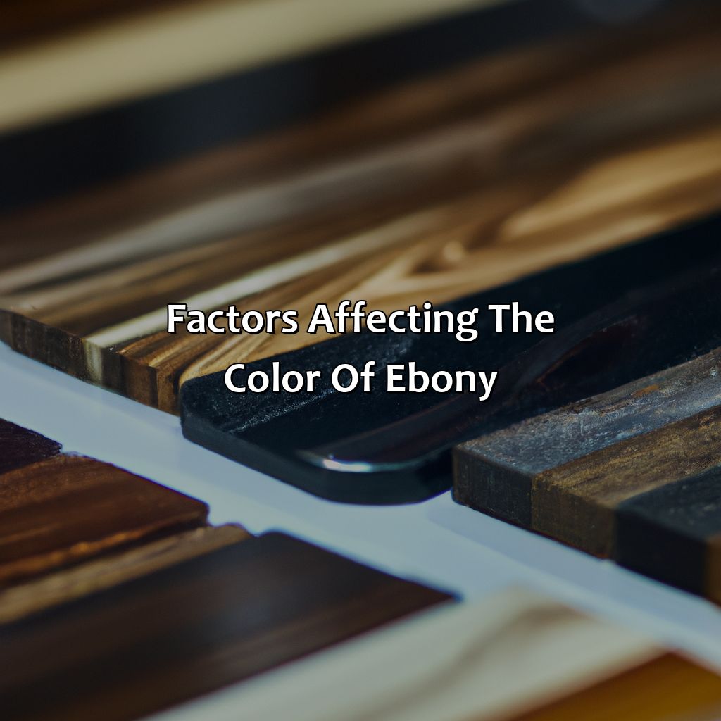 Factors Affecting The Color Of Ebony  - What Color Is Ebony, 